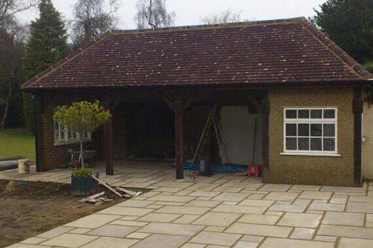 Hardworks are completed at the Surrey Garden