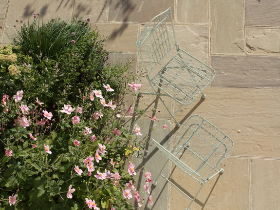 Chairs on the terrace