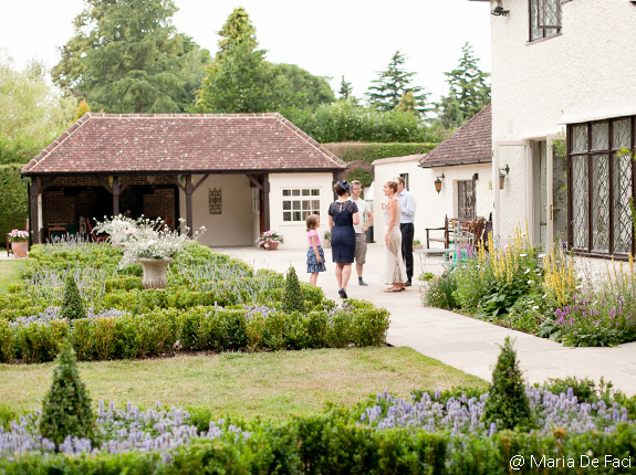 Finished parterre and terrace